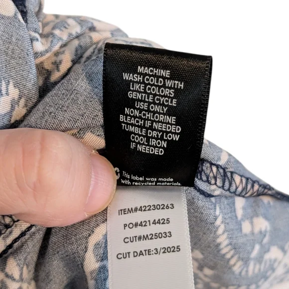 Torrid Washable Challis Off Shoulder Tea Dress Paisley Print NWT - Picture 11 of 16